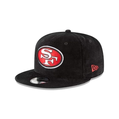 Sapca New Era San Francisco 49ers NFL Corduroy 9FIFTY Snapback - Negrii